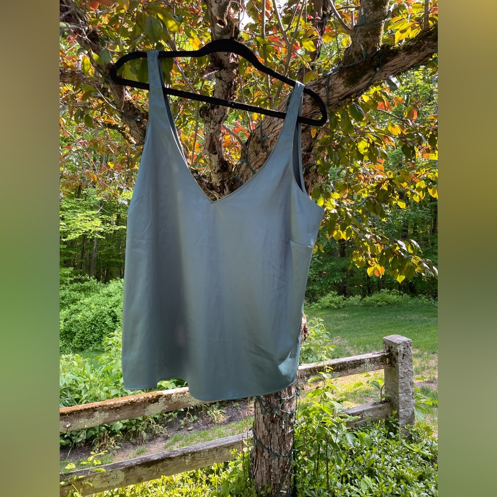 Parade Teal Slip Top